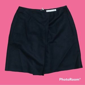 Acne Studios Pait Raw Wool 15 Mini Skirt